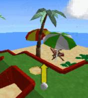 Beach Mini Golf 3D (240x320) Screenshot 1